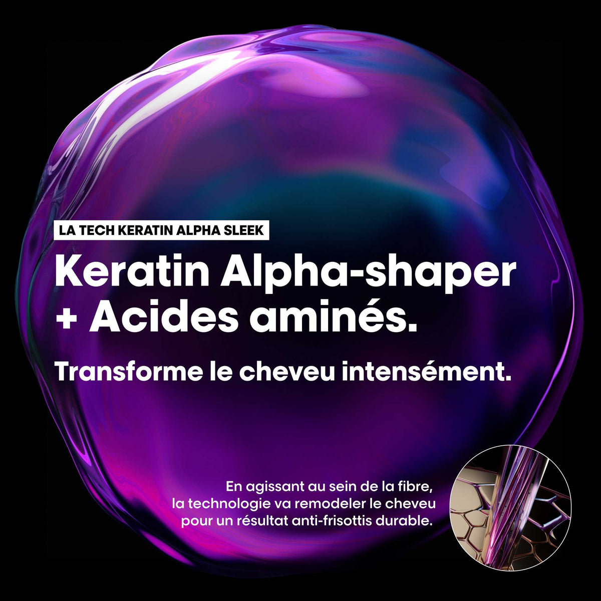 Shampoing Keratin Alpha Sleek L'Oréal Professionnel