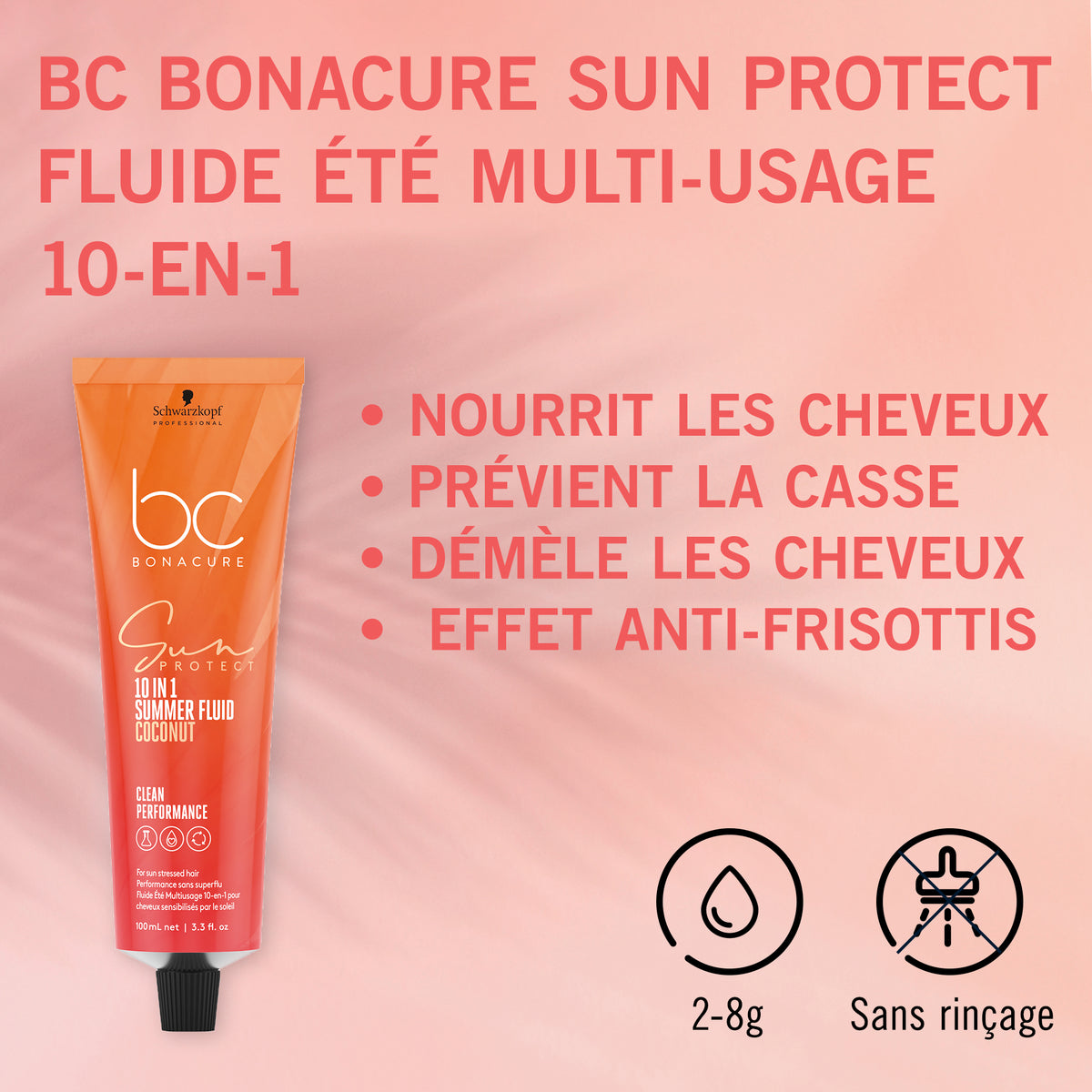 Fluide d'Été 10 en 1 BC Sun Protect Schwarzkopf 100 ML