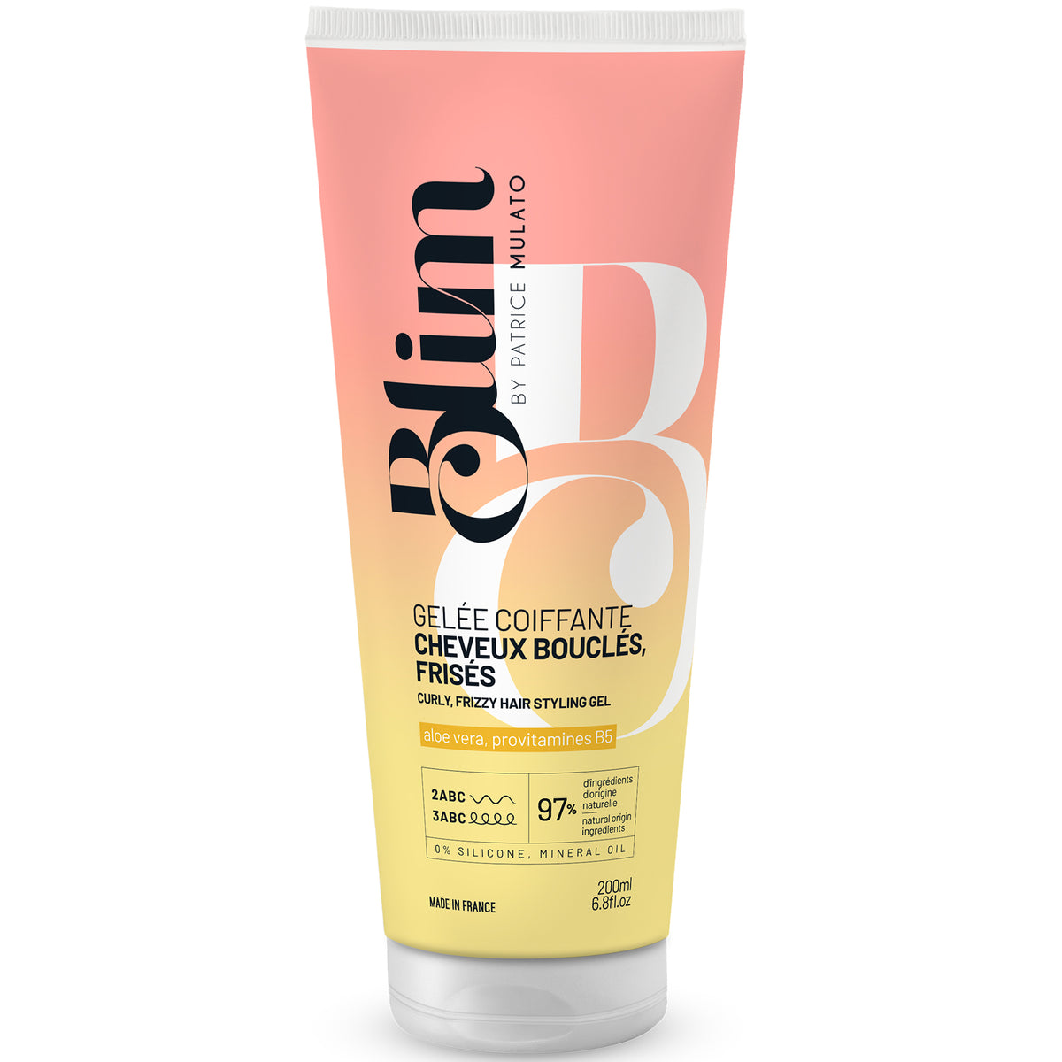 Gelée Coiffante Cheveux Bouclés, Frisés Blim Mulato 200 ML
