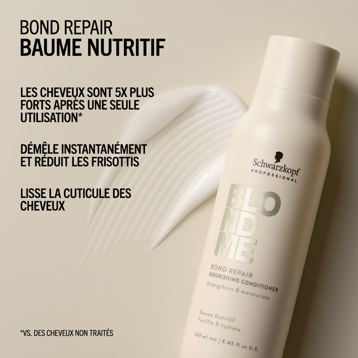Baume Nutritif Blond Me Bond Repair Schwarzkopf 1 Litre