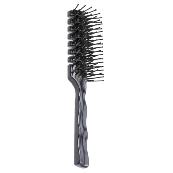 Brosse Afro perlée Noir Mezzo