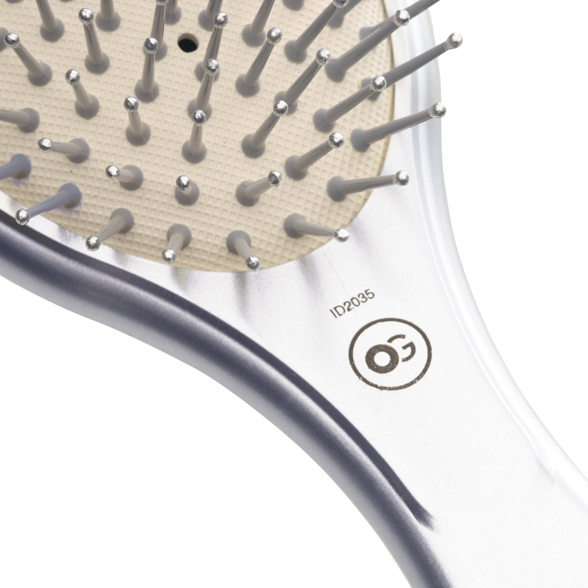 Brosse pneumatique Expert Care Oval Nylon Silver Olivia Garden