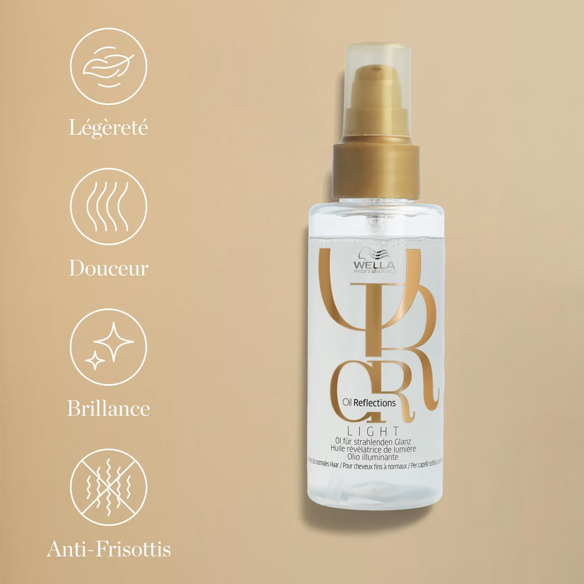 Huile Lissante Sublimatrice Light Oil Reflections Wella