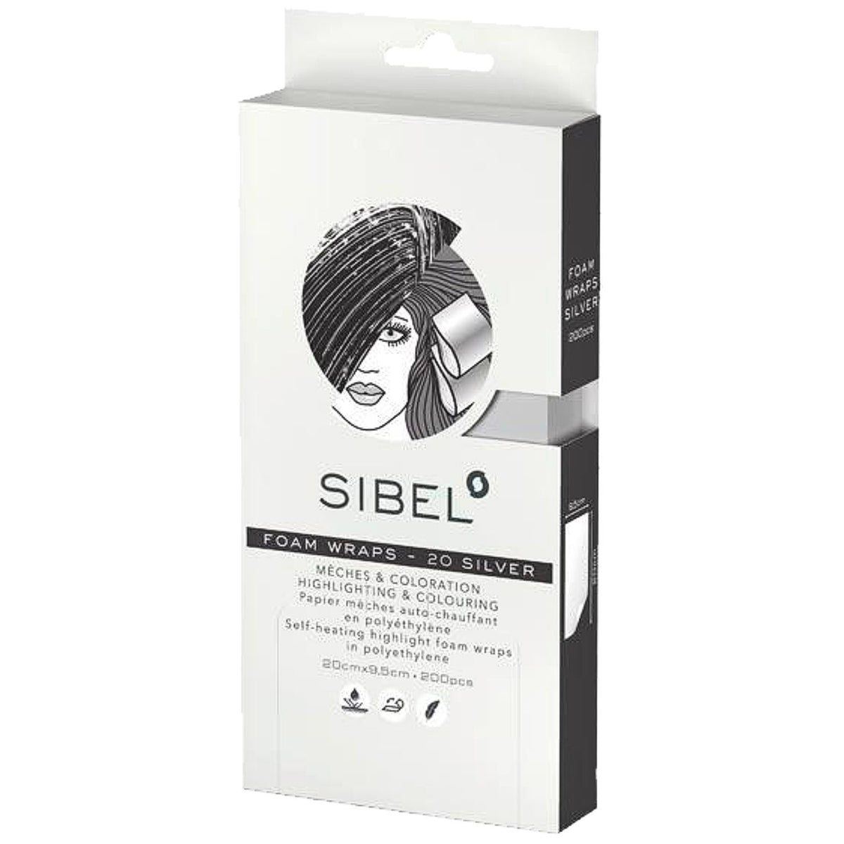 Papier Mèche Chauffant Silver x200