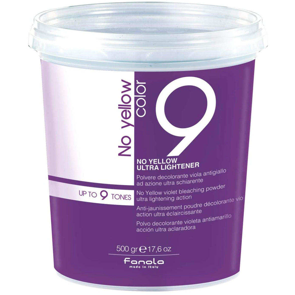 Poudre Décolorante 9 Tons No Yellow Fanola 500G