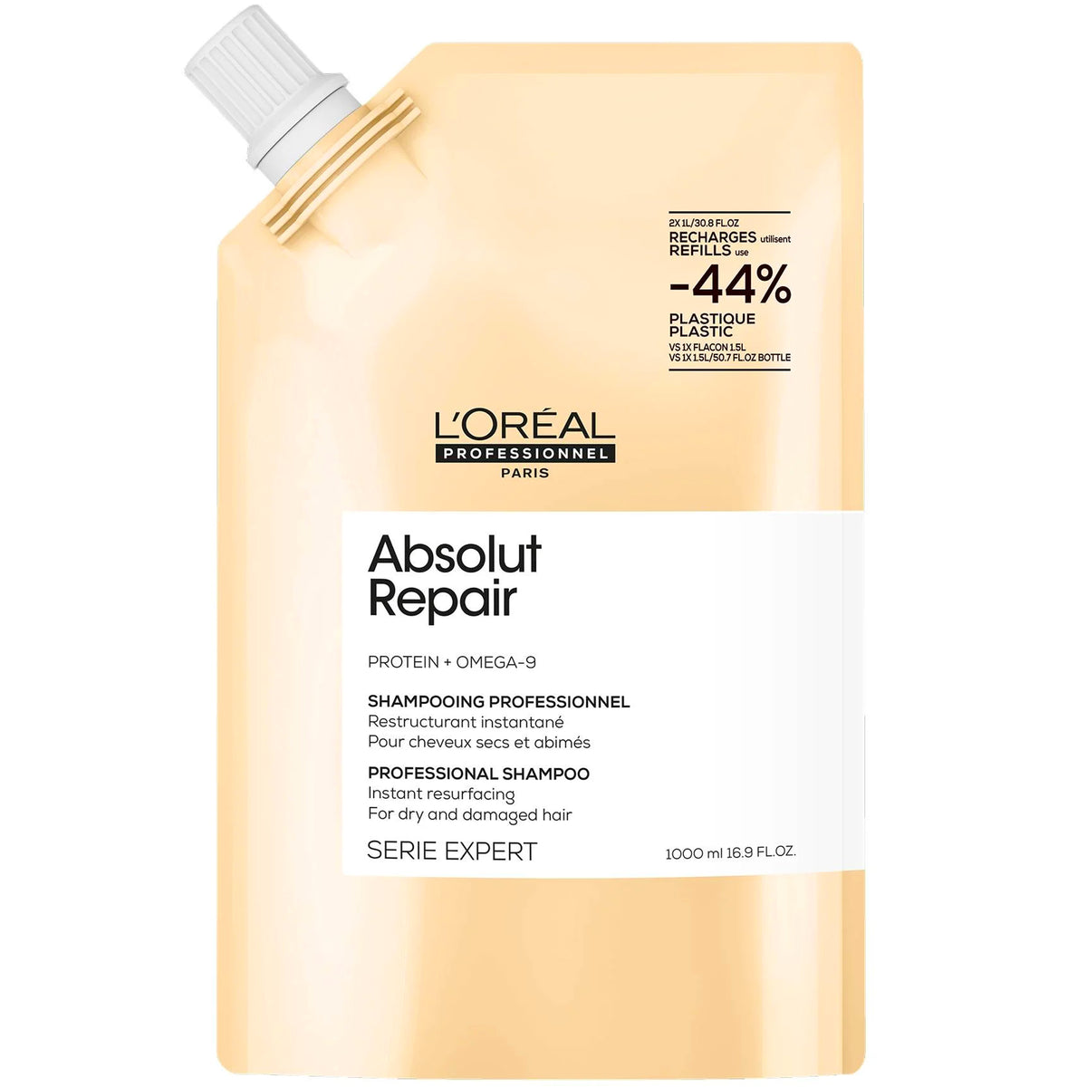Éco-Recharge Shampoing Absolut Repair L'Oréal Professionnel 1000 ML