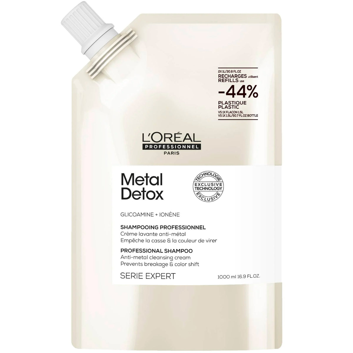 Éco-Recharge Shampoing Metal Detox L'Oréal Professionnel 1000 ML