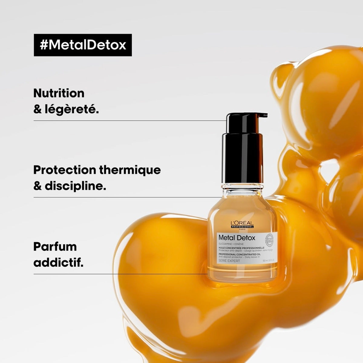 Huile Concentrée Protectrice Metal Detox L'Oréal Professionnel 50 ML