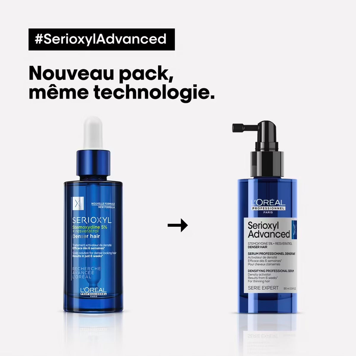 Sérum Densifiant Denser Hair Serioxyl Advanced L'Oréal Professionnel 90 ML
