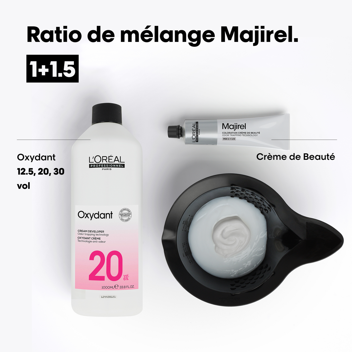 Tube Coloration Majirouge L'Oréal 60 ML