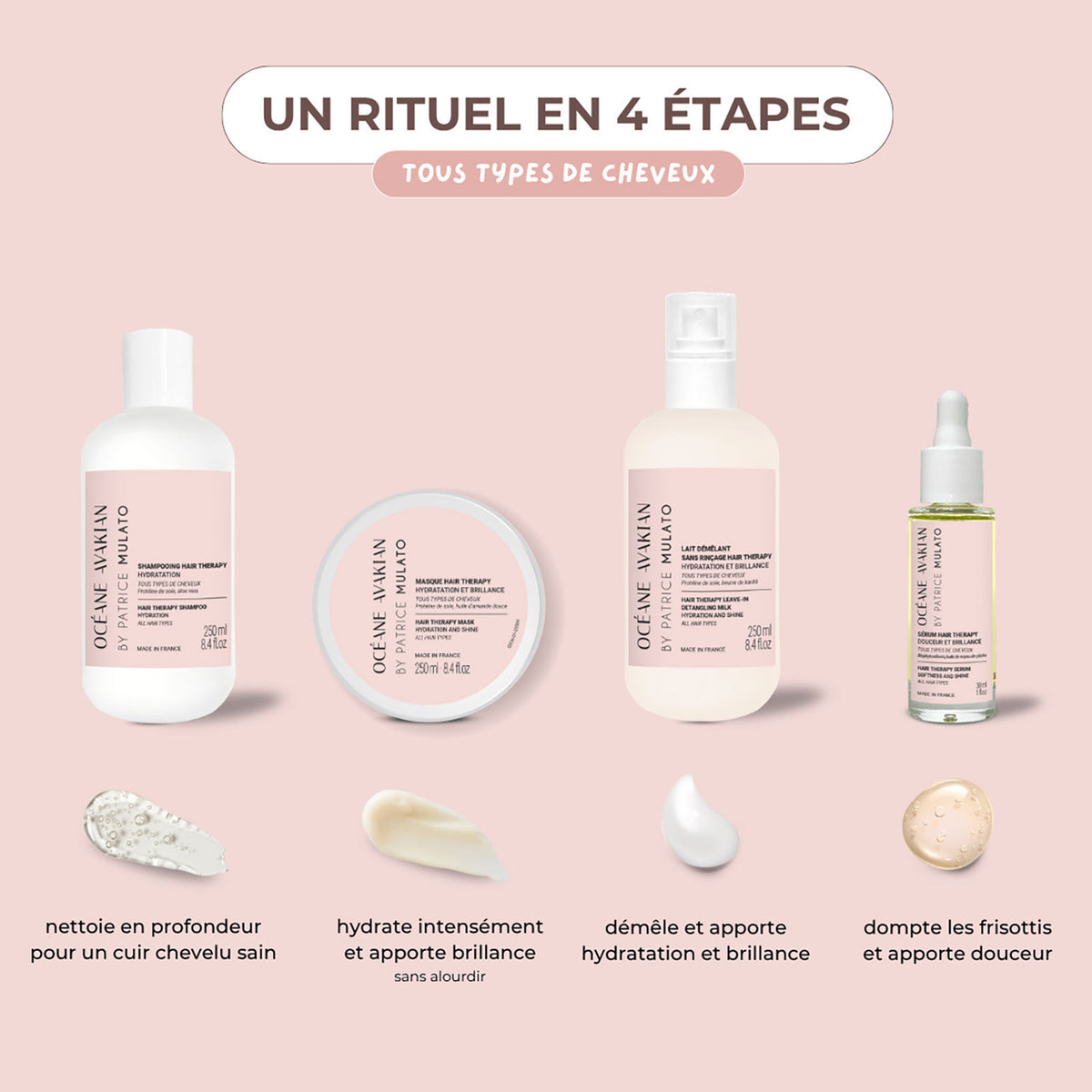 Masque Hydratation Hair Therapy Océane Avakian by Mulato