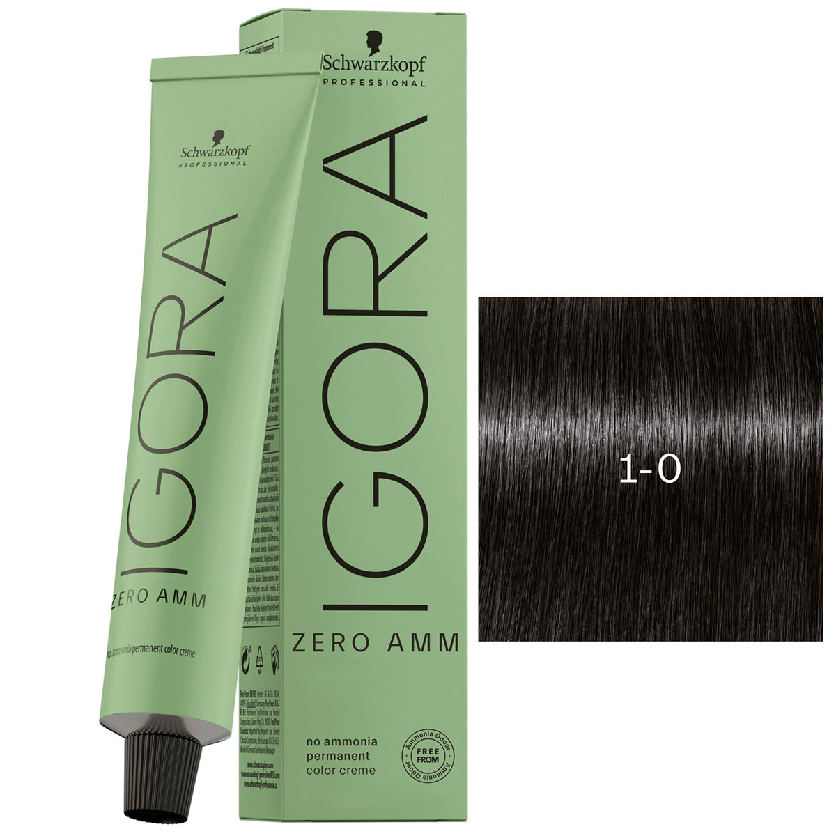 Tube Coloration Igora Zéro Amm Schwarzkopf 60 ML