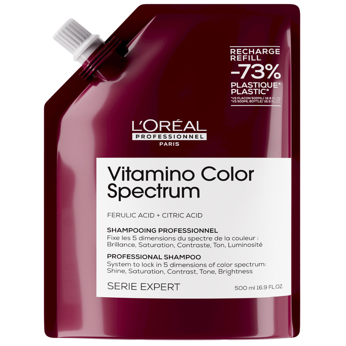 Éco-Recharge Shampoing Vitamino Color Spectrum L'Oréal Professionnel 500 ML