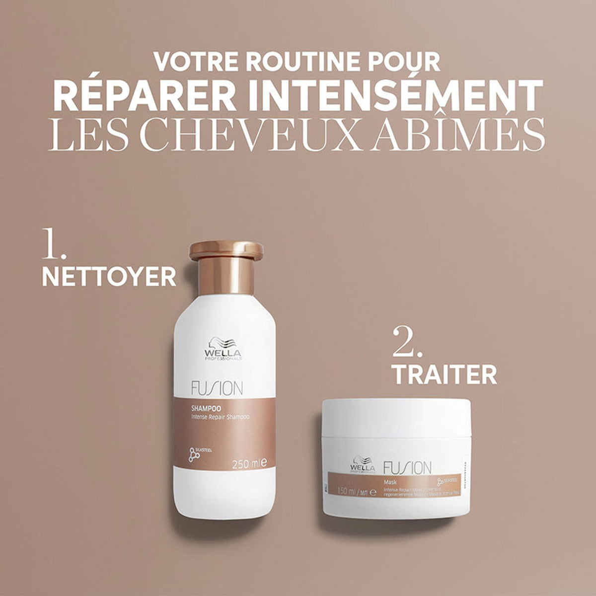 Shampoing Intense Repair Fusion Wella 250 ML