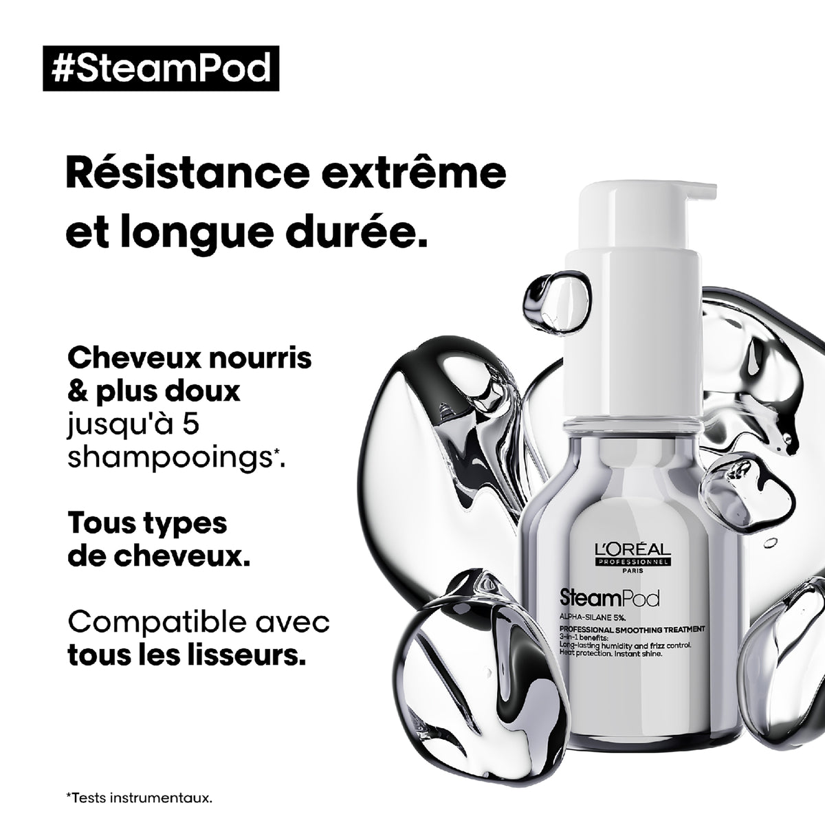 Soin Lissant Steampod L'Oréal Professionnel 50 ML