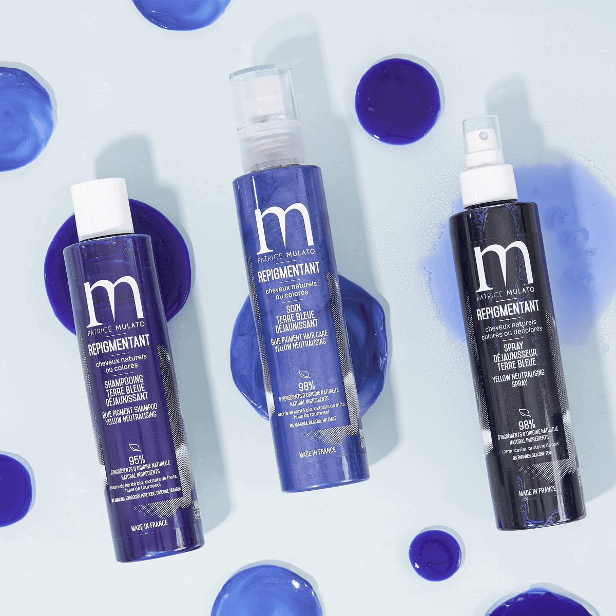 Shampoing Repigmentant Terre Bleue Mulato 500 ML