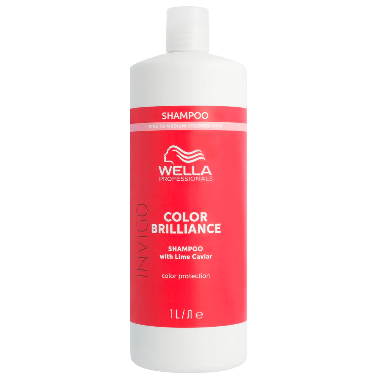 Shampoing Color Brilliance Invigo Cheveux Fins à normaux Wella 1L