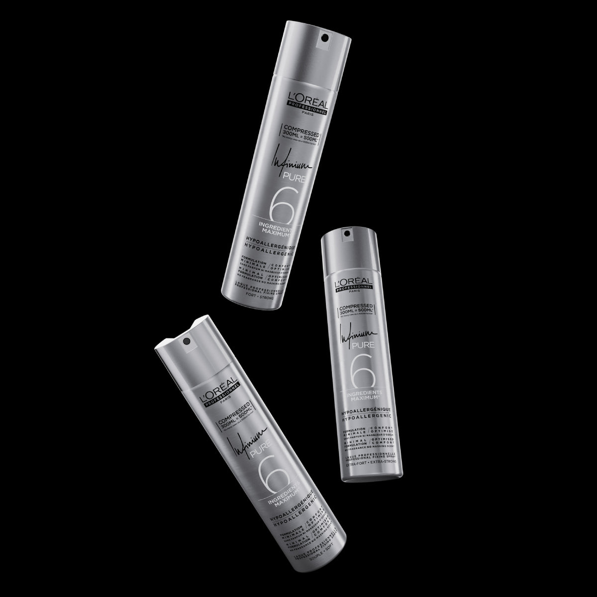 Laque Infinium Pure Extra Forte L'Oréal Professionnel 300 ML