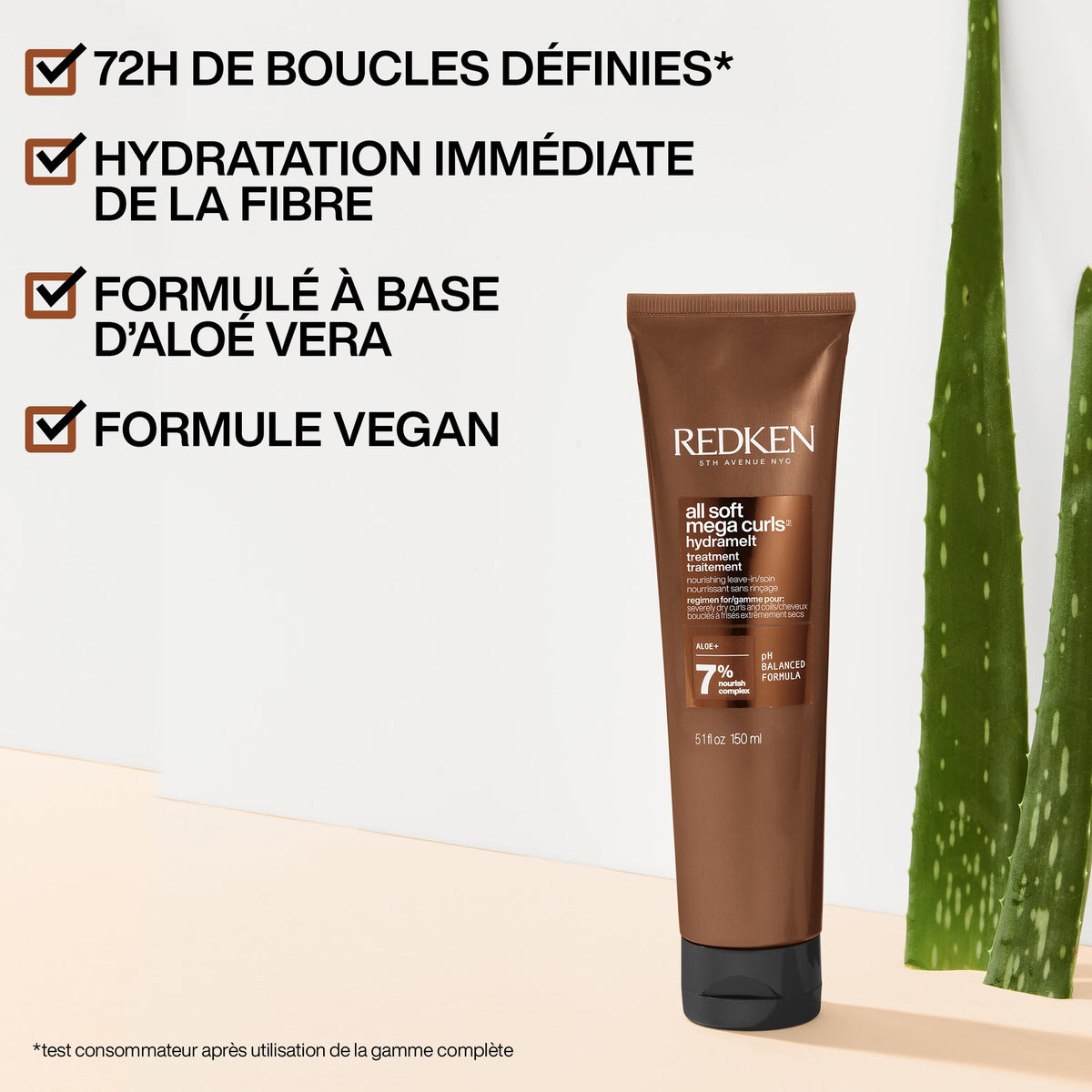 Soin sans rinçage All Soft Mega Curls Redken 150 ML