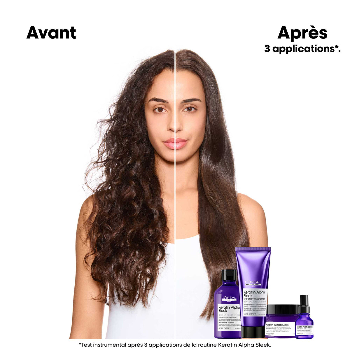 Shampoing Keratin Alpha Sleek L'Oréal Professionnel
