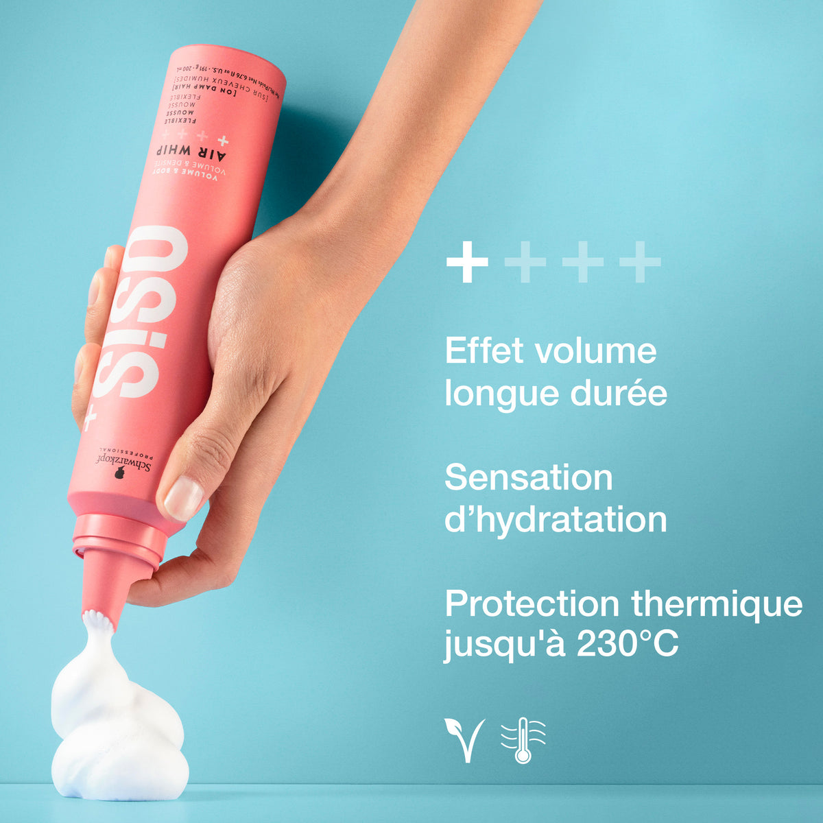 Osis + Air Whip Mousse Schwarzkopf 200 ML