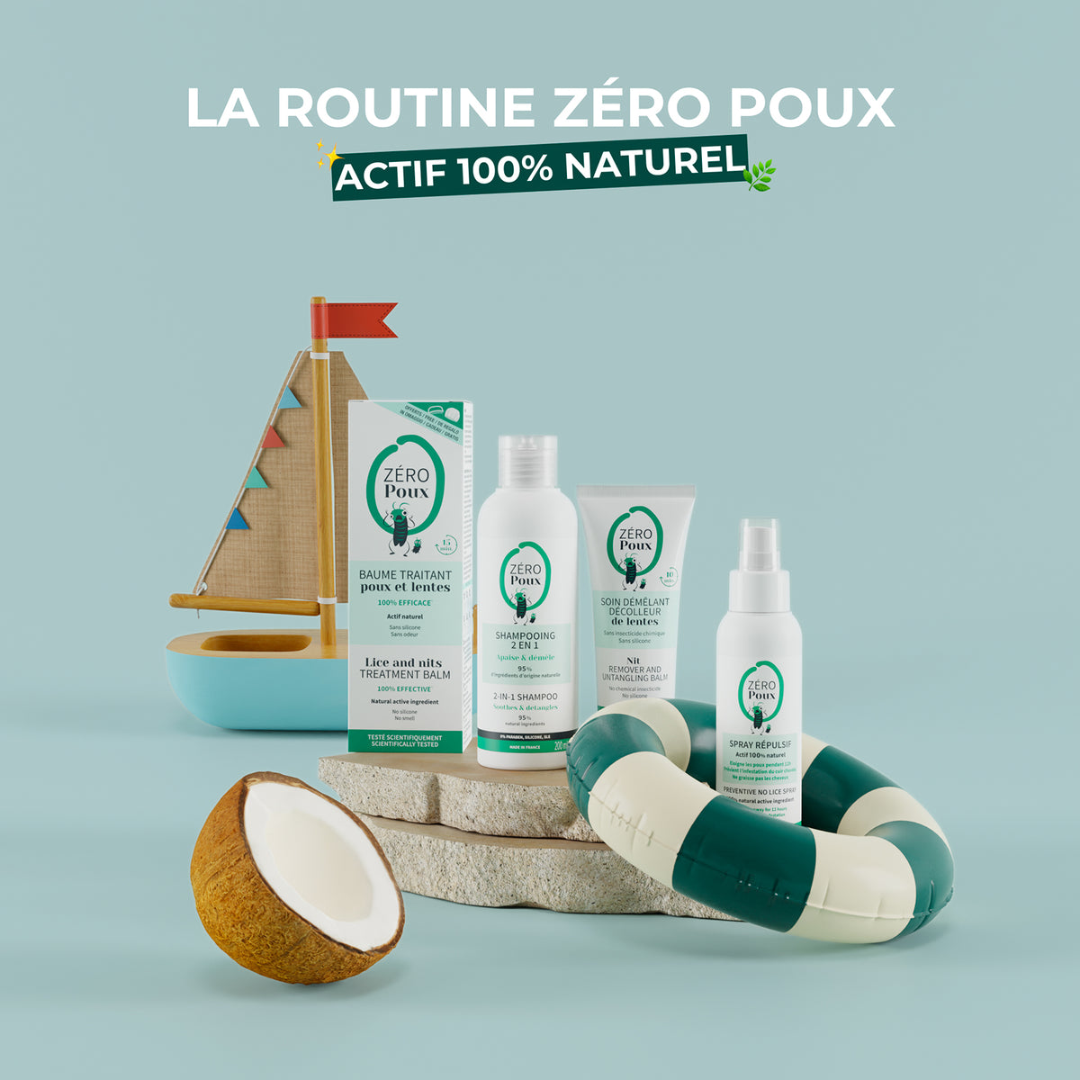 Soin Démêlant Décolleur de Lentes Zéro Poux Mulato 60 ML