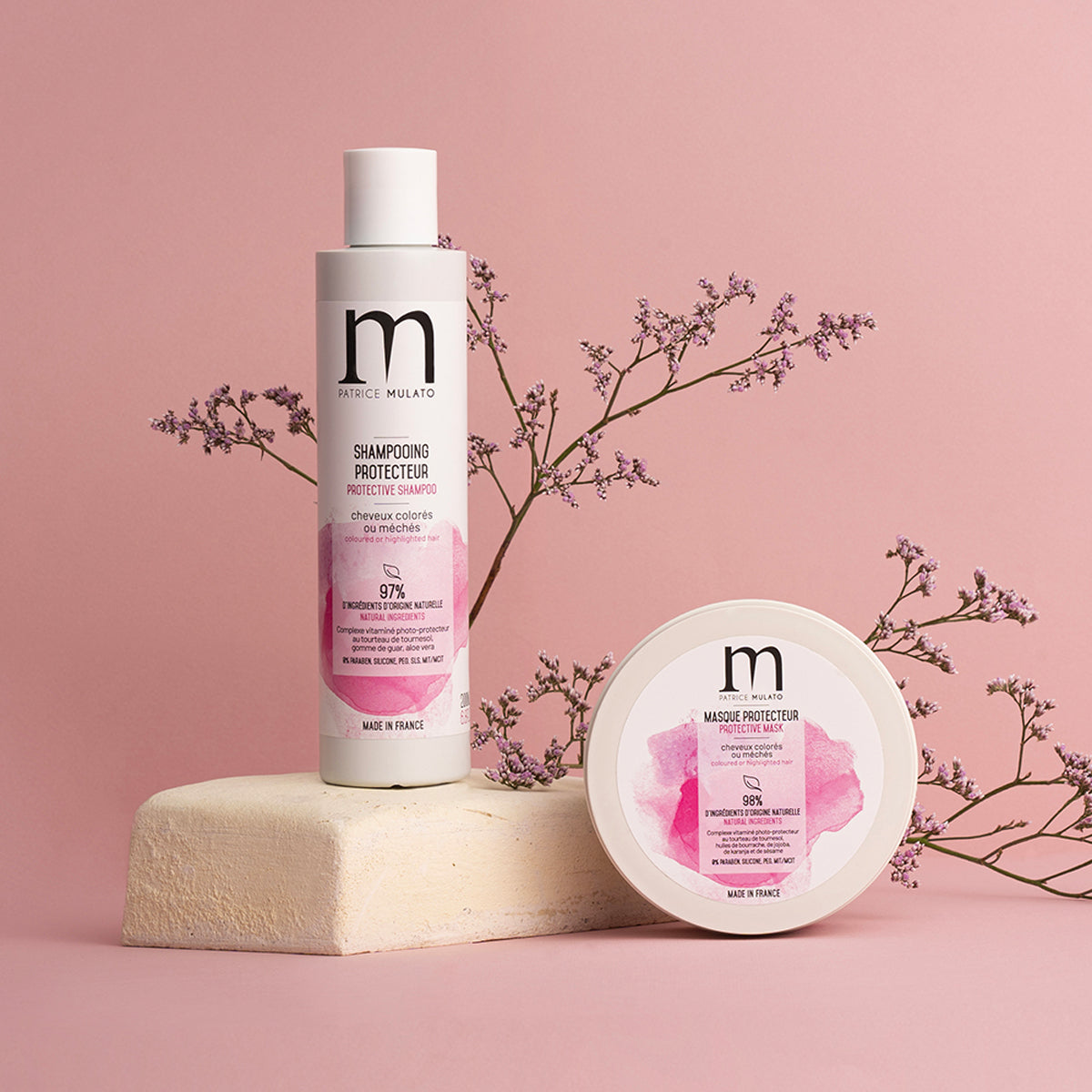 Duo Shampoing & Masque Cheveux Colorés/Méchés Mulato