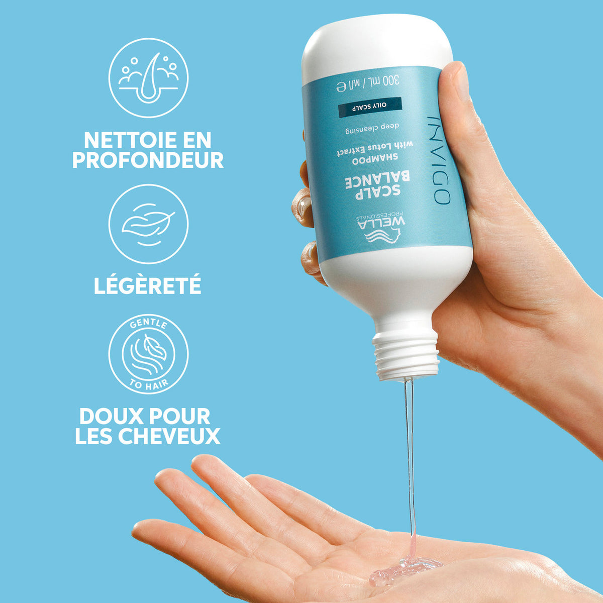Shampoing Invigo Scalp Balance Cheveux Gras Wella