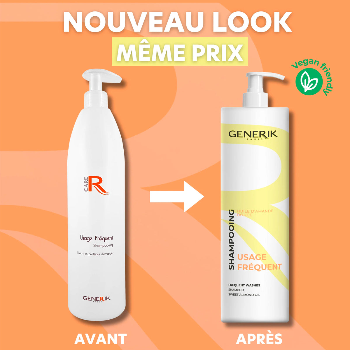 Shampoing Usage Fréquent Generik 1 Litre