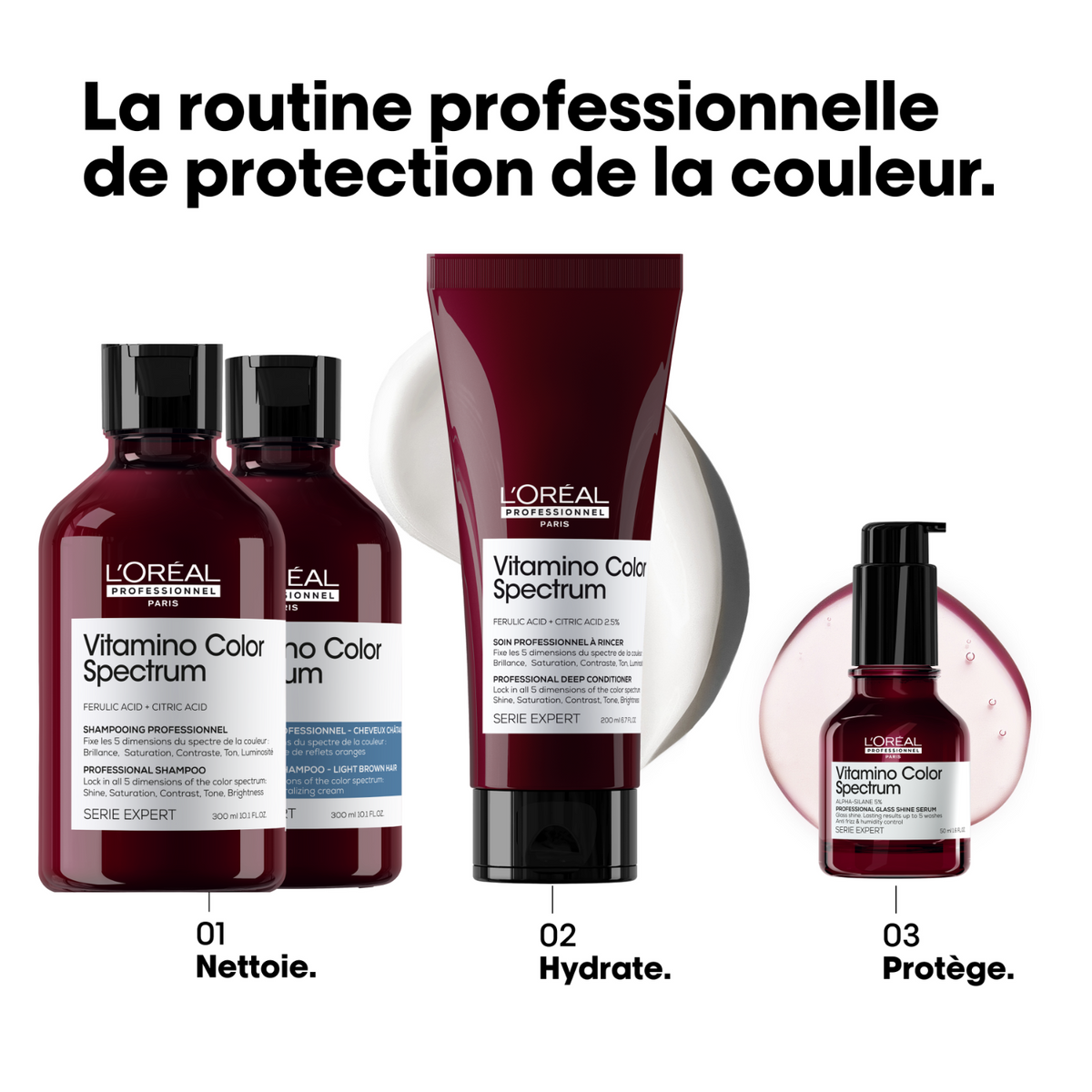 Shampoing Bleu Anti-Orange Vitamino Color Spectrum L'Oréal Professionnel 300 ML