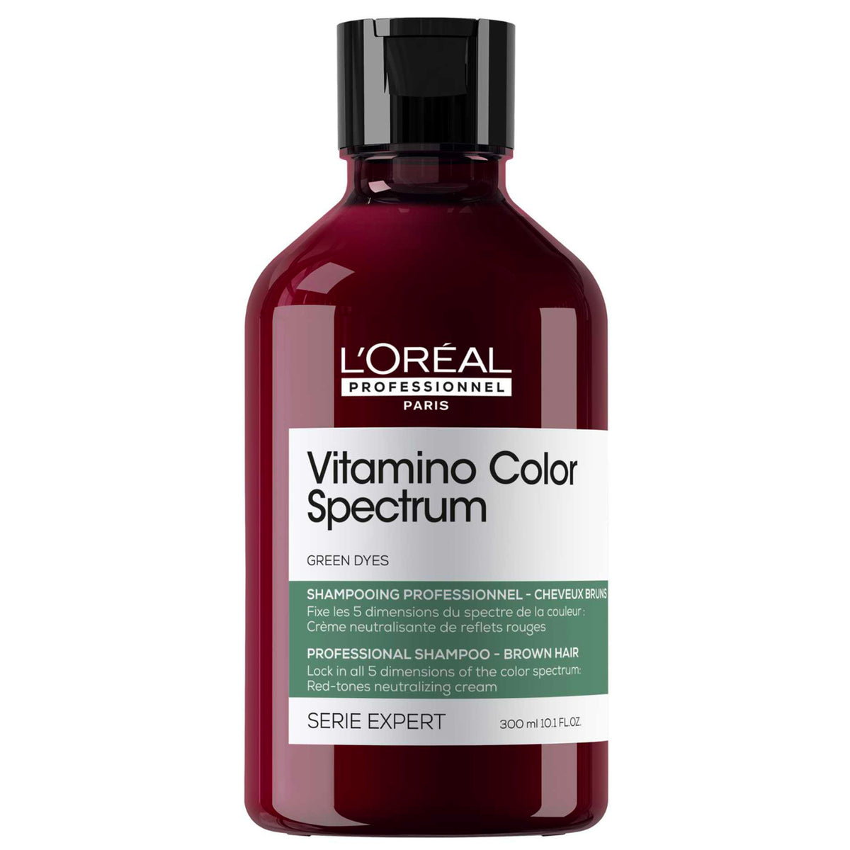 Shampoing Vert Anti-Rouge Vitamino Color Spectrum L'Oréal Professionnel 300 ML