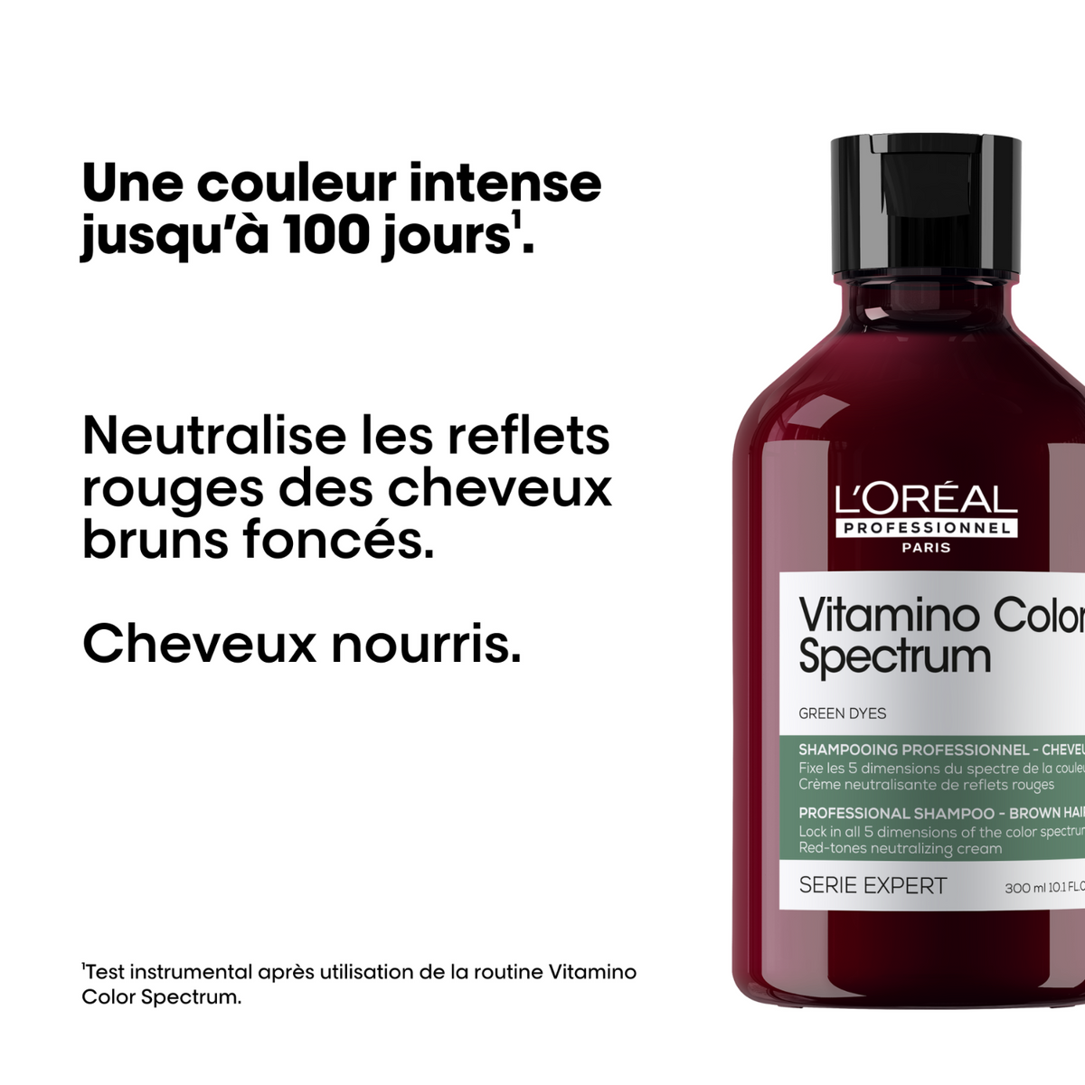 Shampoing Vert Anti-Rouge Vitamino Color Spectrum L'Oréal Professionnel 300 ML