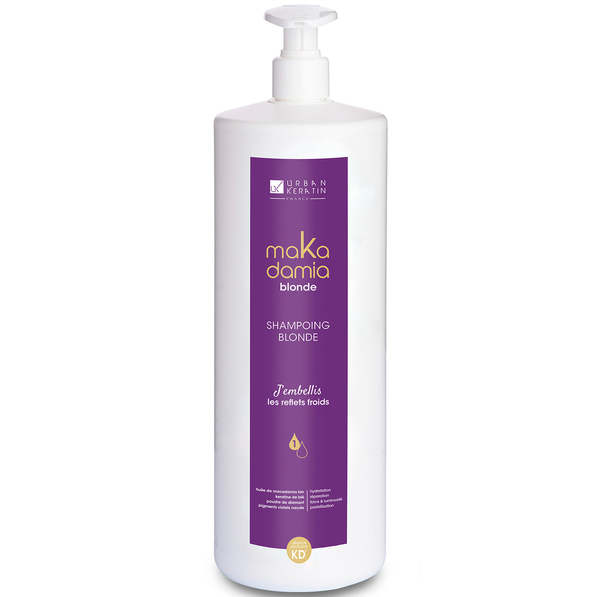 Shampoing Blonde Makadamia Urban Keratin 1000ML