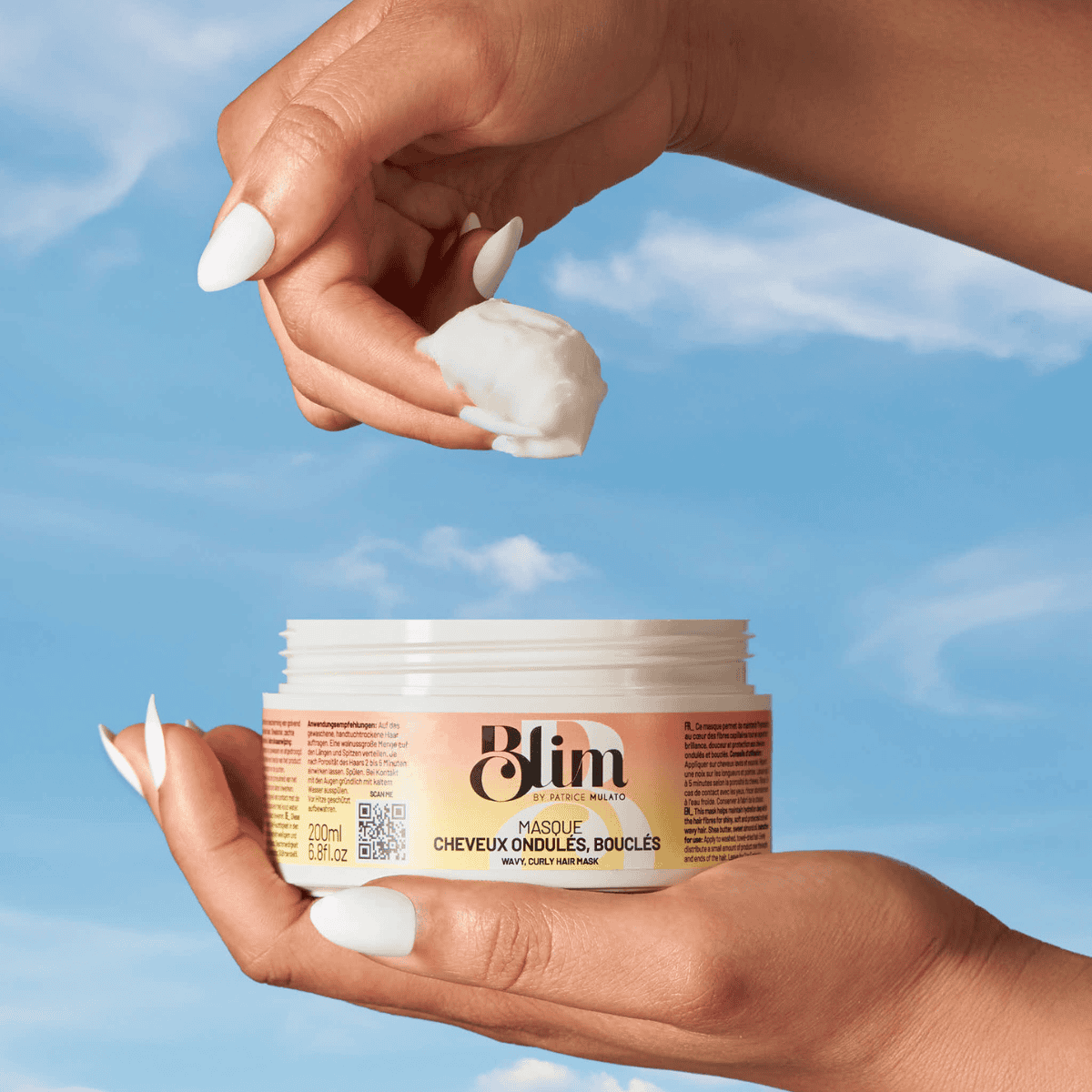 Masque Cheveux Ondulés/Bouclés Blim Mulato 200 ML