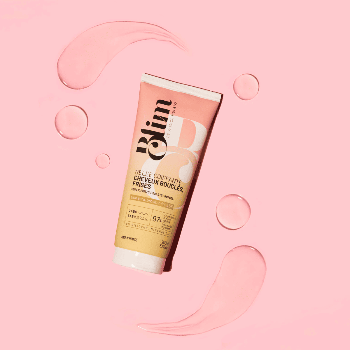 Gelée Coiffante Cheveux Bouclés, Frisés Blim Mulato 200 ML