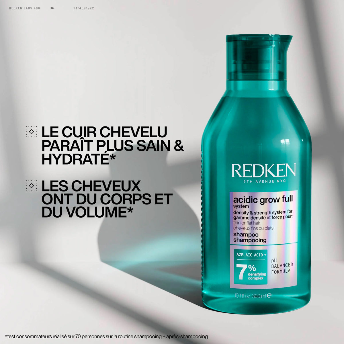 Shampoing Acidic Grow Full System Redken
