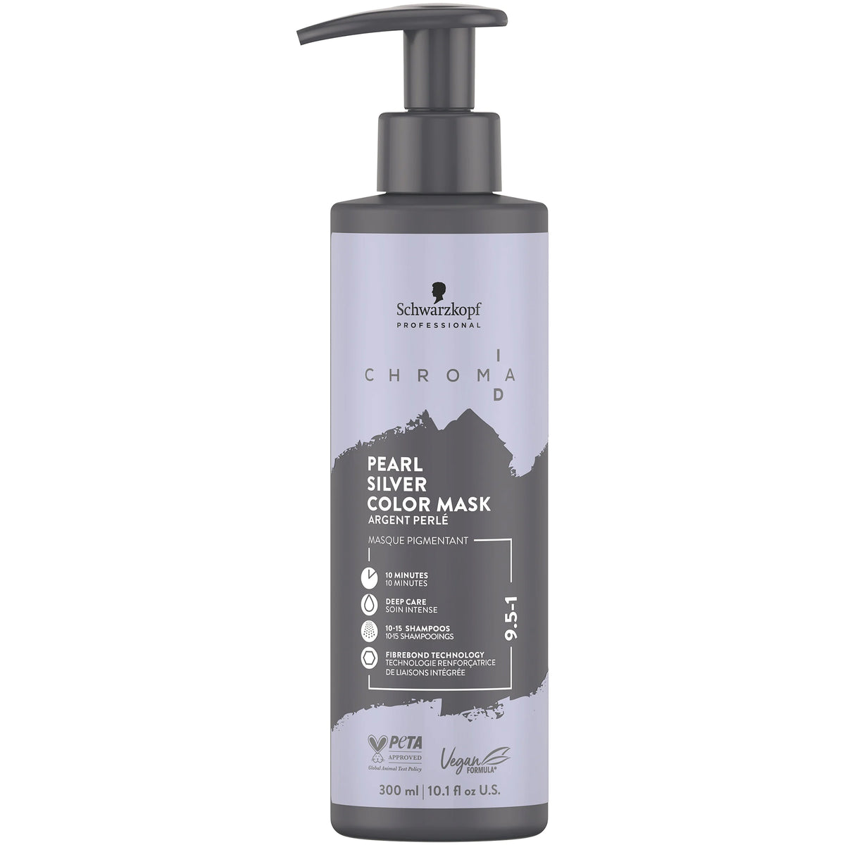 Masque Pigmenté Chroma ID 9,5-1 Argent Perlé Schwarzkopf 300 ML