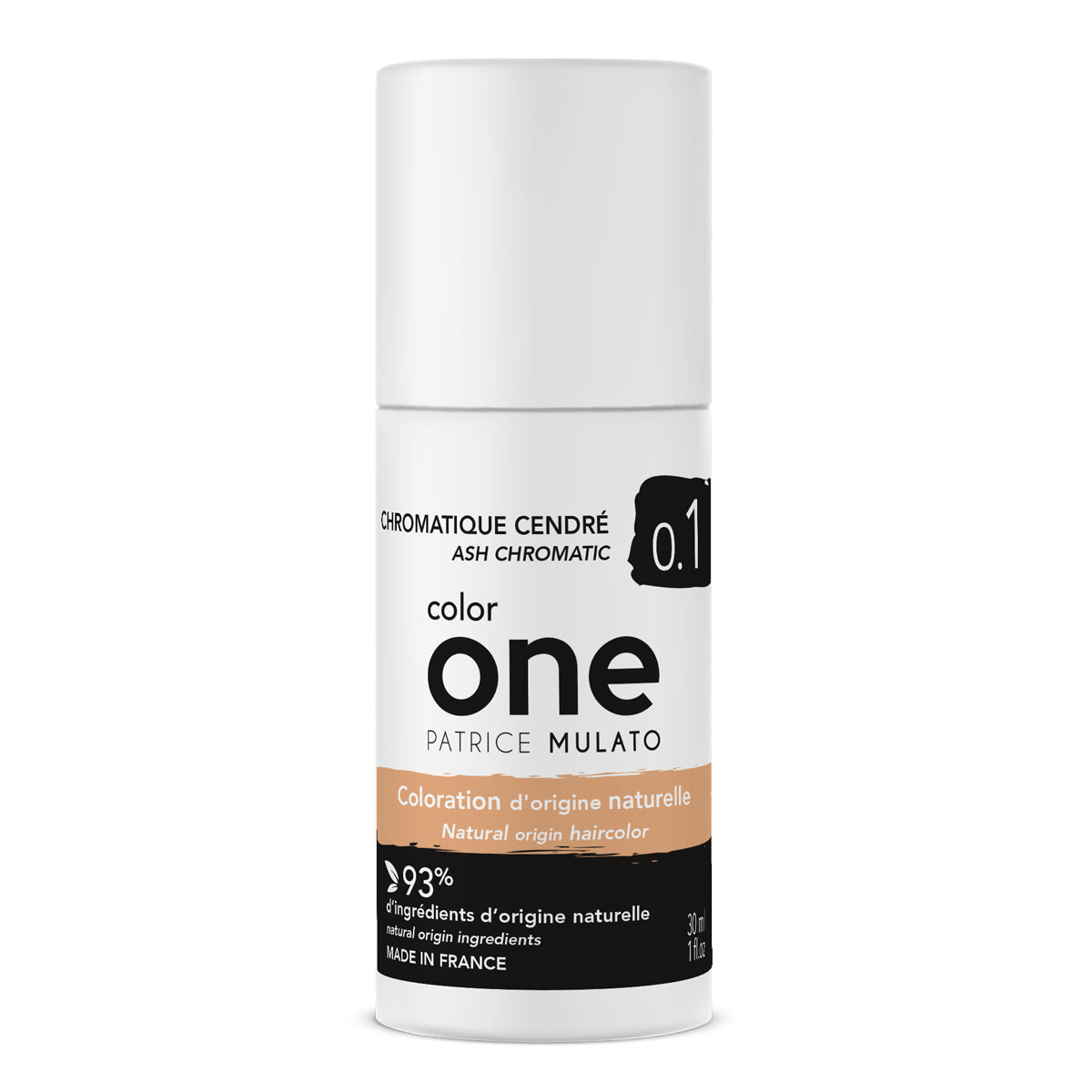 Coloration Naturelle 0.1 Cendré Chromatique Color One Mulato 30 ML