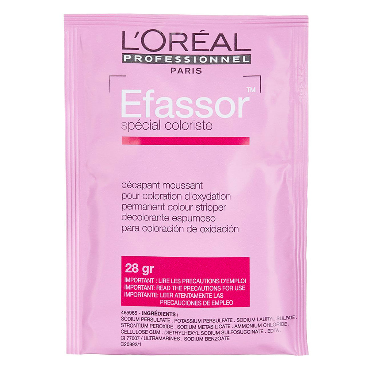 Sachet Décapant Efassor L'Oréal Professionnel 28 Gr