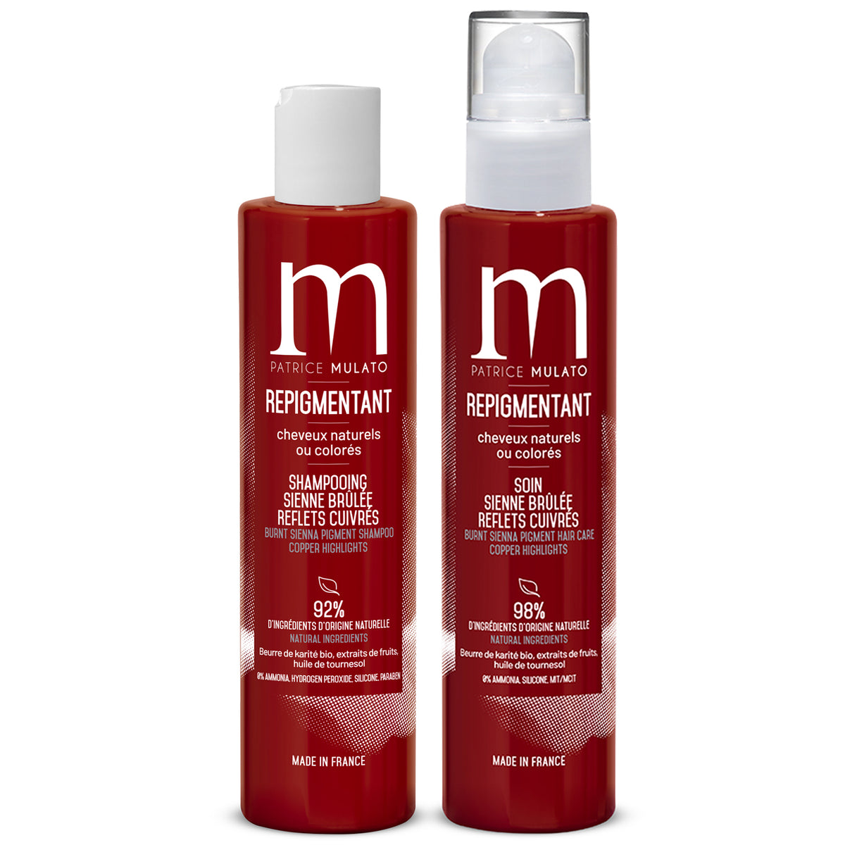 Duo Shampoing & Soin Repigmentant Sienne Brûlée Mulato