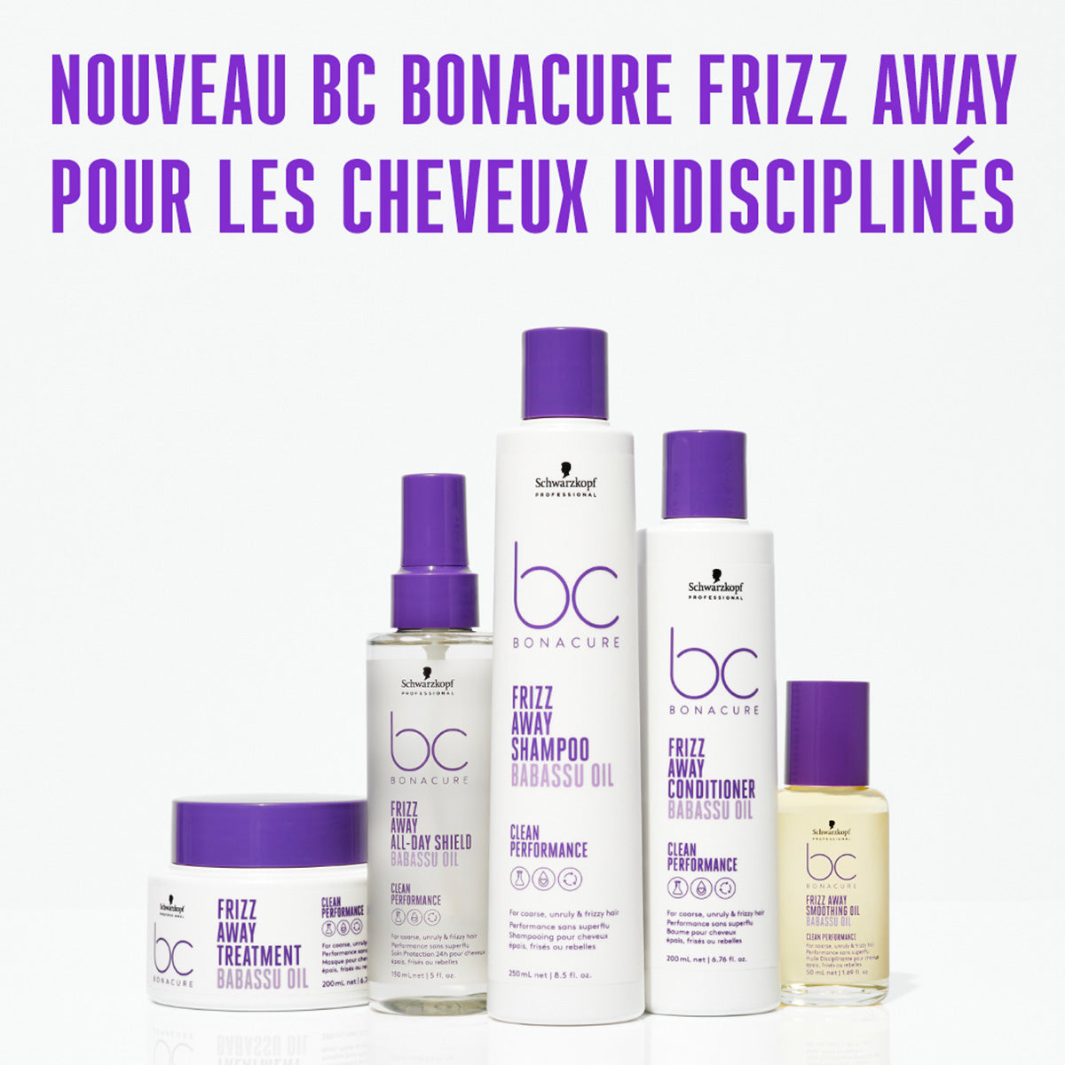 Shampoing BC Frizz Away Schwarzkopf 250 ML