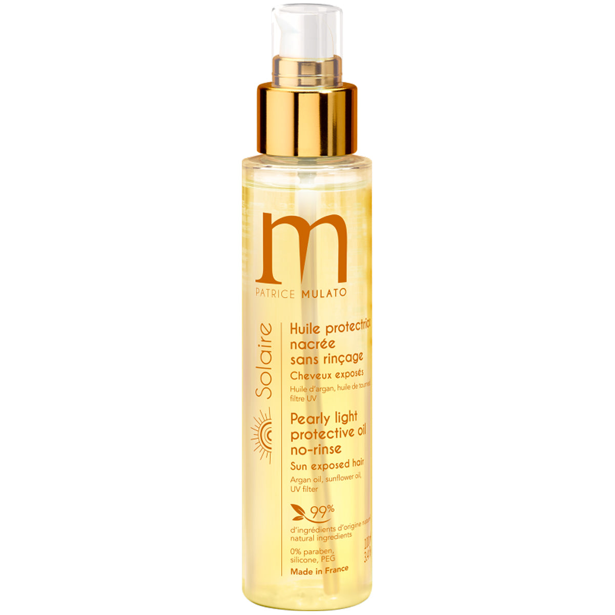 Huile Protectrice Nacrée Solaire Mulato 100 ML