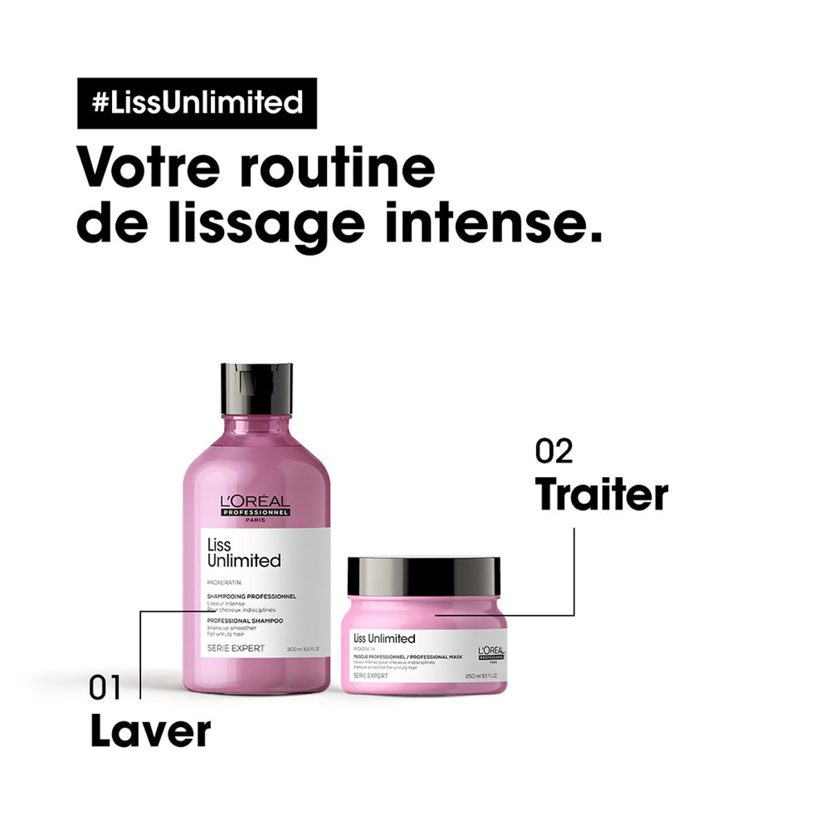 Shampoing Liss Unlimited L'Oréal Professionnel 300 ML