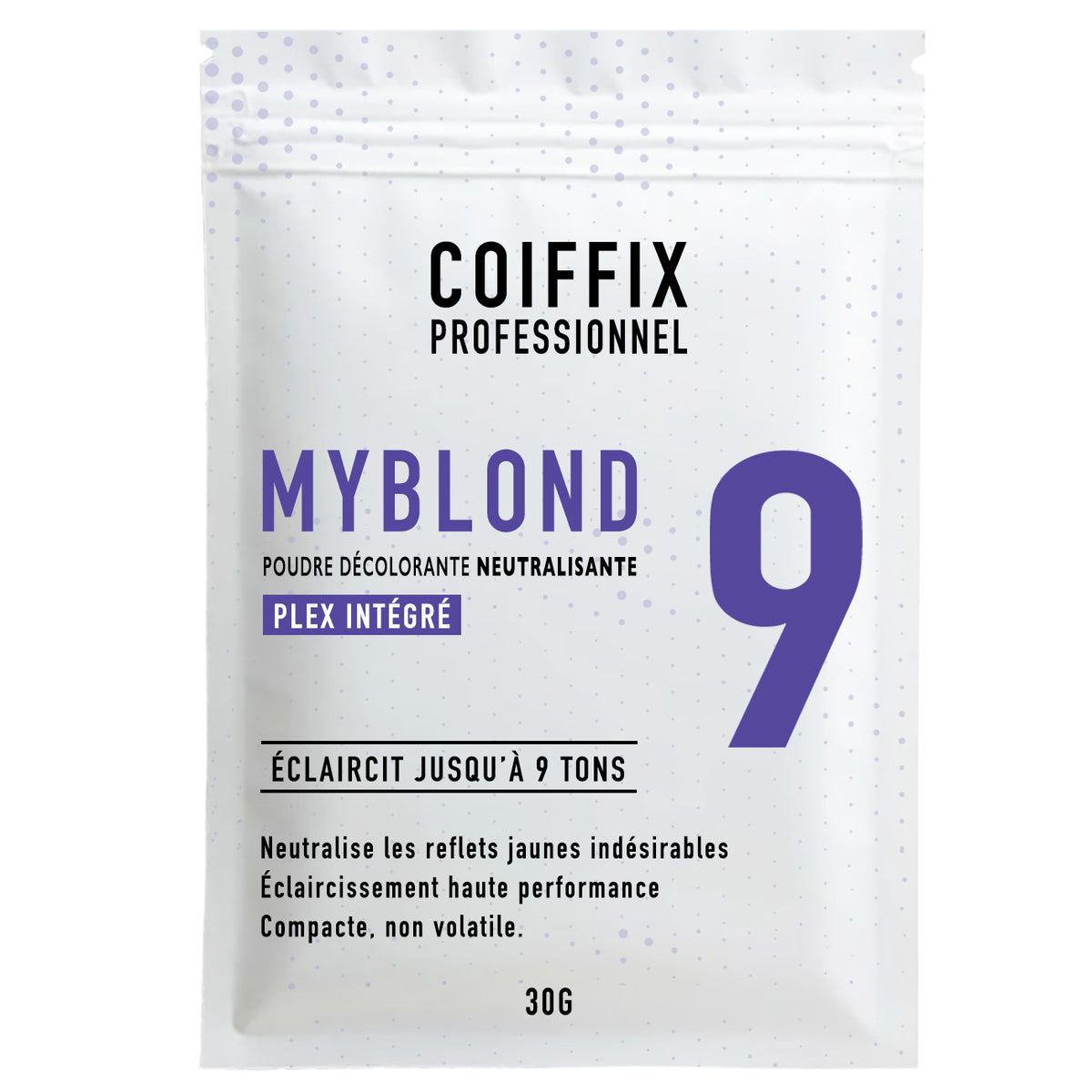 Poudre Décolorante 9 Tons MyBlond Coiffix Professionnel 30G
