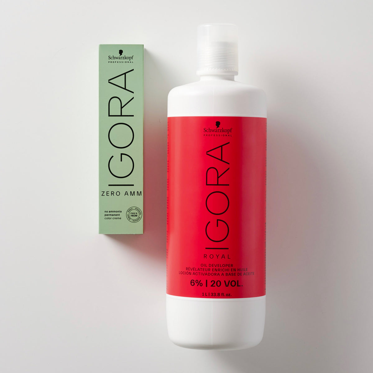 Tube Coloration Igora Zéro Amm Schwarzkopf 60 ML