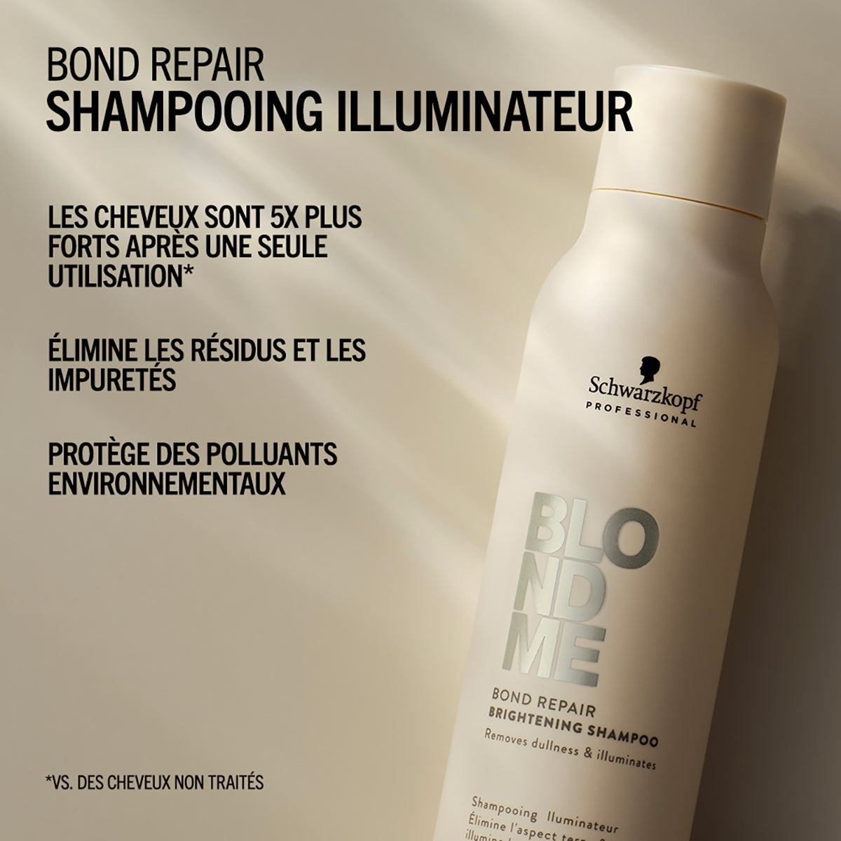 Shampoing Illuminateur Blond Me Bond Repair Schwarzkopf 1 Litre
