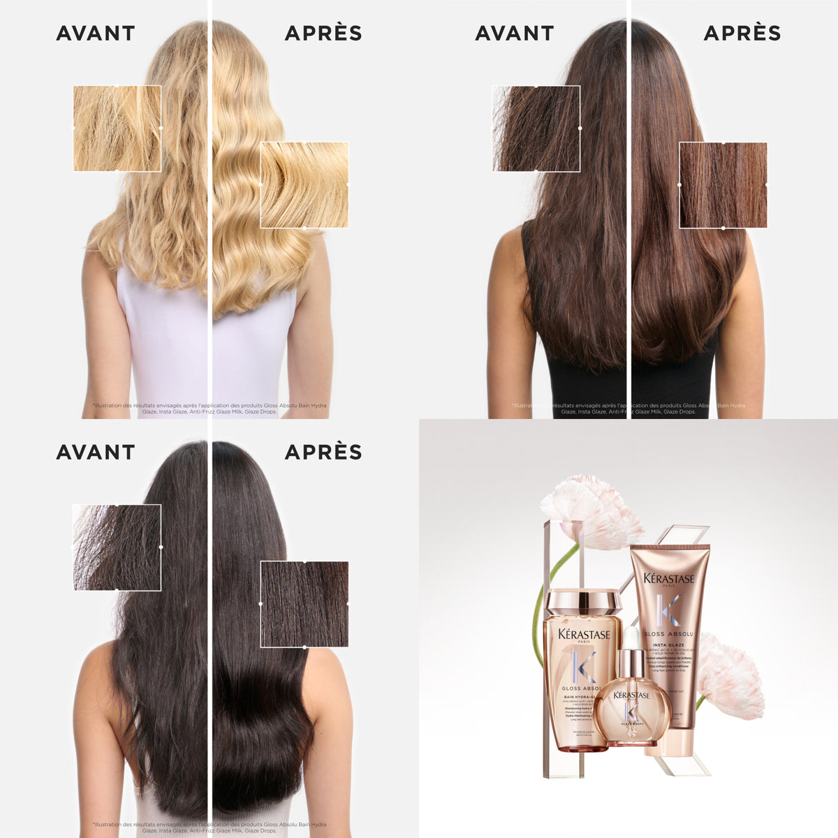 Spray Anti-Frizz Glaze Milk Gloss Absolu Kérastase